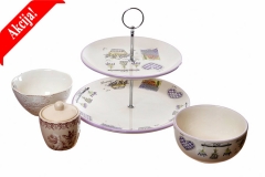 032 Stalak za kolače, kuhinjske činije